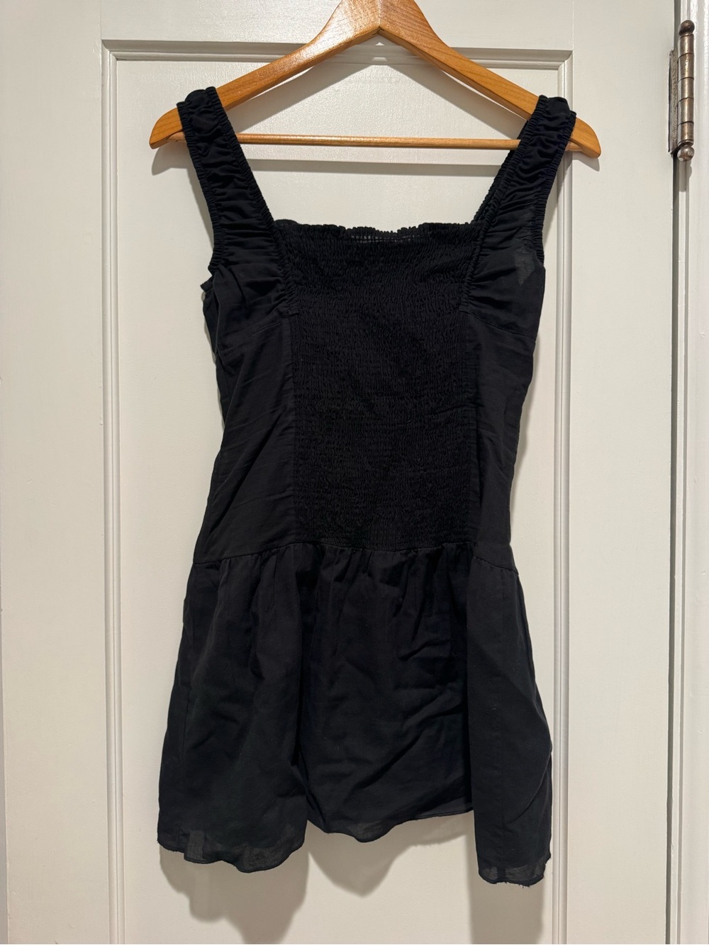 Frankie’s Bikinis Christa Black Ruffle Mini Dress - Picture 3 of 8